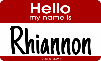 Hello my name is Rhiannon png download
