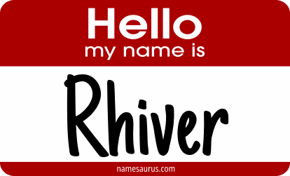 Hello my name is Rhiver png download
