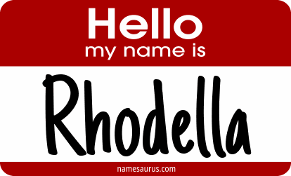 Hello my name is Rhodella png download