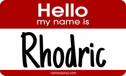 Hello my name is Rhodric png download