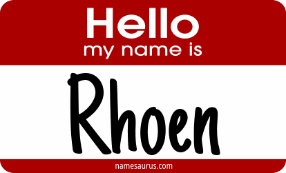 Hello my name is Rhoen png download