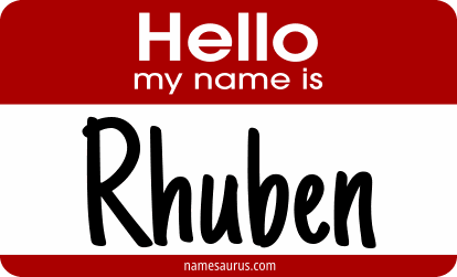 Hello my name is Rhuben png download