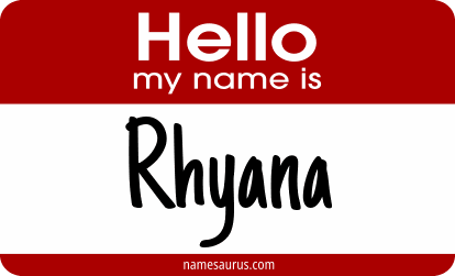 Hello my name is Rhyana png download