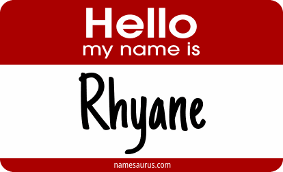 Hello my name is Rhyane png download