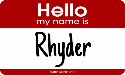 Hello my name is Rhyder png download