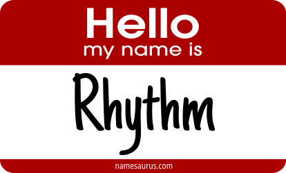 Hello my name is Rhythm png download