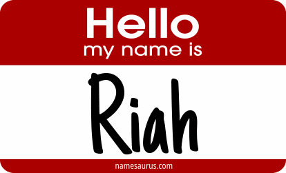 Hello my name is Riah png download