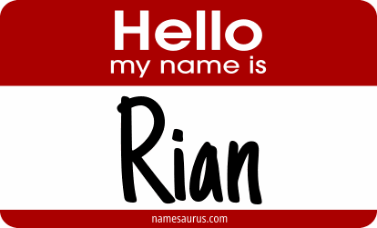 Hello my name is Rian png download