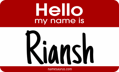 Hello my name is Riansh png download