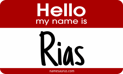 Hello my name is Rias png download
