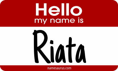 Hello my name is Riata png download