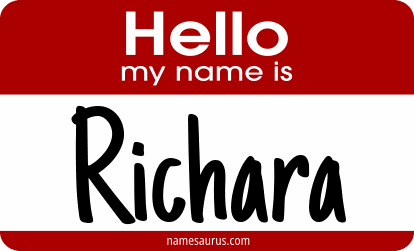 Hello my name is Richara png download