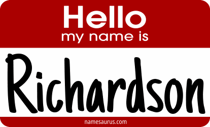 Hello my name is Richardson png download