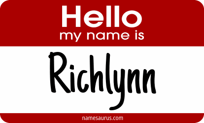 Hello my name is Richlynn png download