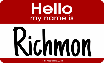 Hello my name is Richmon png download