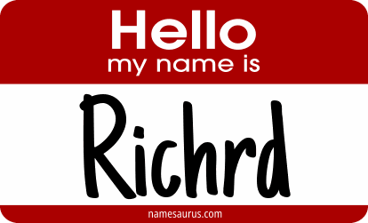 Hello my name is Richrd png download