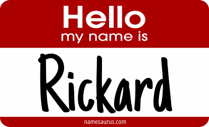 Hello my name is Rickard png download