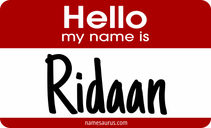 Hello my name is Ridaan png download