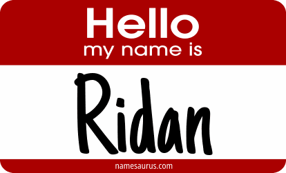 Hello my name is Ridan png download