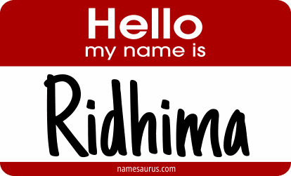 Hello my name is Ridhima png download