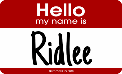 Hello my name is Ridlee png download
