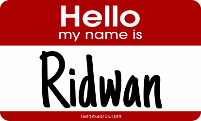 Hello my name is Ridwan png download