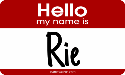 Hello my name is Rie png download