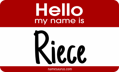 Hello my name is Riece png download