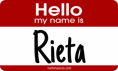 Hello my name is Rieta png download