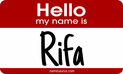 Hello my name is Rifa png download