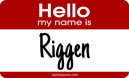 Hello my name is Riggen png download