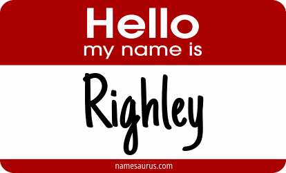 Hello my name is Righley png download