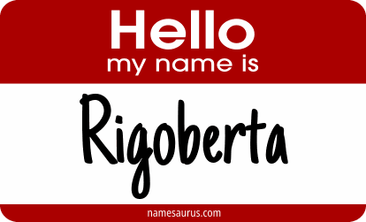Hello my name is Rigoberta png download
