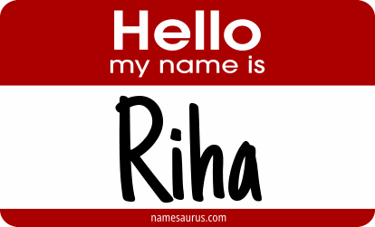 Hello my name is Riha png download