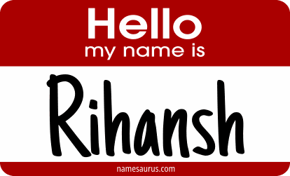 Hello my name is Rihansh png download