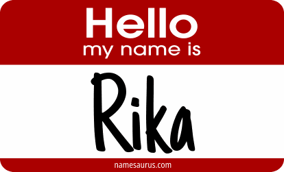 Hello my name is Rika png download