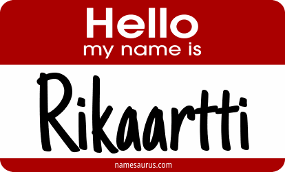 Hello my name is Rikaartti png download