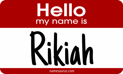 Hello my name is Rikiah png download