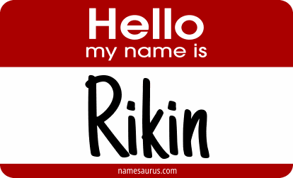 Hello my name is Rikin png download
