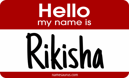 Hello my name is Rikisha png download