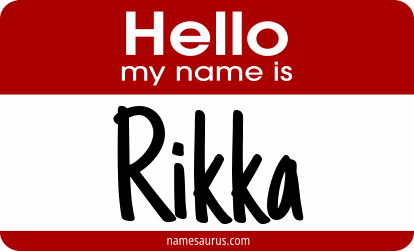 Hello my name is Rikka png download