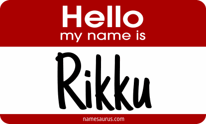 Hello my name is Rikku png download