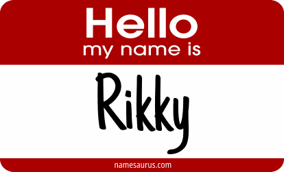 Hello my name is Rikky png download