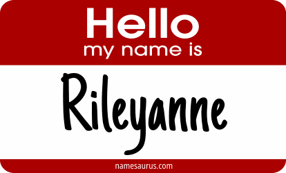 Hello my name is Rileyanne png download