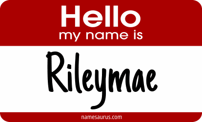 Hello my name is Rileymae png download