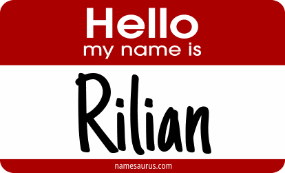 Hello my name is Rilian png download