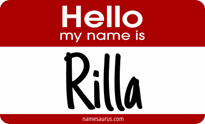 Hello my name is Rilla png download
