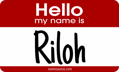 Hello my name is Riloh png download