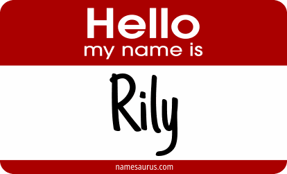 Hello my name is Rily png download
