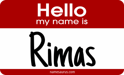Hello my name is Rimas png download